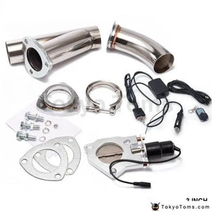 3" Elextric Exhaust Catback Cutout/E-Cutout W/Switch Valve System Kit+ Remote For BMW E46 M3/330/328/325 - Tokyo Tom's