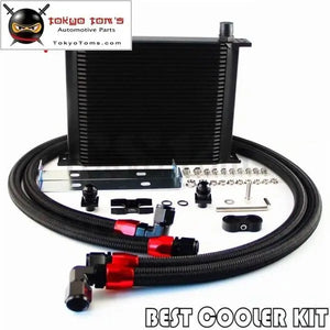 30 Row AN10 Oil Cooler Kit For BMW E36 Euro,E82,E9X 135/335,E46 M3 Black