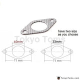 Wastegate Gasket 35Mm 38Mm Fit For Tial Dump Tube 2 Hole Pipe Turbo Down Pipe Exhaust Id:40Mm/33Mm - Tokyo Tom's