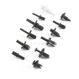 350PCS Universal Plastic Nylon Fixing Rivet Clips