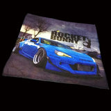 35x35cm Car model design HellaFlush style Car Washing Towel JDM Racing Car Cleaning Cloth Car Washing Drying Towel