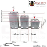 3L Universal Aluminium 3 Litre Swirl Pot 3 L Fuel Drawing Polishing Surge Tank