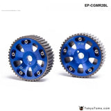 Toyota Celica / Mr2 / 3S-Gte Adjustable 2 Piece Aluminium Camshaft Cam Gear 2Pcs Blue - Tokyo Tom's