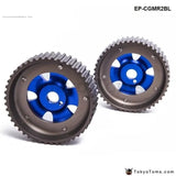 Toyota Celica / Mr2 / 3S-Gte Adjustable 2 Piece Aluminium Camshaft Cam Gear 2Pcs Blue - Tokyo Tom's