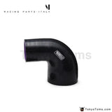 3"-3.25" 76Mm-83Mm 4-Ply Silicone 90 Degree Elbow Reducer Hose Black For VW Golf Mk5 Mkv Fsi 2.0T - Tokyo Tom's