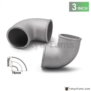 3" Cast Aluminium Elbow Pipe 90 Degree Intercooler Turbo Tight Bend For BMW E36 325 328 M3 Hfm S52 M52 M50Tu - Tokyo Tom's