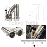 Patented Product 2.5" / 3" Electric Exhaust Downpipe Cutout E-Cut Out Dual-Valve Controller Remote Kit - Tokyo Tom's