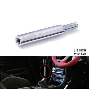 3" M10X1.25 Polished Shift Knob Extension