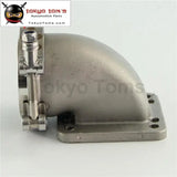 3" Vband 90Degree Cast Turbo Elbow Adapter Flange+Clamp For T3 T4 Turbocharger - Tokyo Tom's