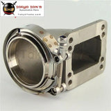 3" Vband 90Degree Cast Turbo Elbow Adapter Flange+Clamp For T3 T4 Turbocharger - Tokyo Tom's