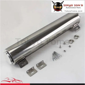 3" X 16" 3 X 16 Stainless Steel Radiator Overflow Expansion Catch Can Tank