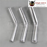 57mm 2.25" 2-1/4 Inch 45 Degree Aluminum Turbo Intercooler Pipe Piping Tubing Length 300mm - Tokyo Tom's