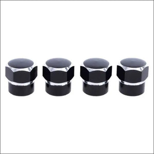 4 Pcs Universal Aluminum Hexagonal Valve Caps - Tokyo Tom's