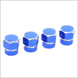 4 Pcs Universal Aluminum Hexagonal Valve Caps - Tokyo Tom's