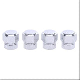 4 Pcs Universal Aluminum Hexagonal Valve Caps - Tokyo Tom's