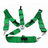 4 Point TKTA Racing Seat Belt Harness (Green)