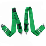 4 Point TKTA Racing Seat Belt Harness (Green)