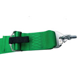 4 Point TKTA Racing Seat Belt Harness (Green)