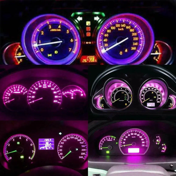 40Pcs Dashboard Cluster LED Instrument Light T5