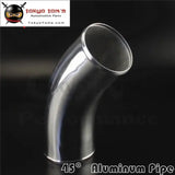 45 Degree 102mm 4" Inch Aluminum Intercooler Intake Pipe Piping Tube Hose - Tokyo Tom's