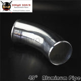 45 Degree 102mm 4" Inch Aluminum Intercooler Intake Pipe Piping Tube Hose - Tokyo Tom's