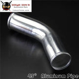 45 Degree 57mm 2.25" Inch Aluminum Intercooler Intake Pipe Piping Tube Hose - Tokyo Tom's