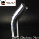 45 Degree 57mm 2.25" Inch Aluminum Intercooler Intake Pipe Piping Tube Hose - Tokyo Tom's