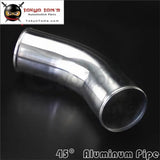 45 Degree 76mm 3" Inch Aluminum Intercooler Intake Pipe Piping Tube Hose - Tokyo Tom's