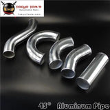 45 Degree 76mm 3" Inch Aluminum Intercooler Intake Pipe Piping Tube Hose - Tokyo Tom's