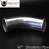 45 Degree 80mm 3.15" Inch Aluminum Intercooler Intake Pipe Piping Tube Hose - Tokyo Tom's