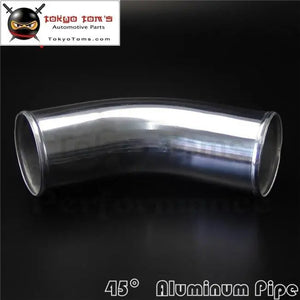 45 Degree 80mm 3.15" Inch Aluminum Intercooler Intake Pipe Piping Tube Hose - Tokyo Tom's