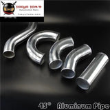 45 Degree 89mm 3.5" Inch Aluminum Intercooler Intake Pipe Piping Tube Hose - Tokyo Tom's