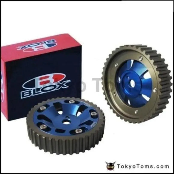 1Pair / Unit Tansky - Blox 2Pcs Aluminum Upgrade Engine Cam Gear Pulley For Mitsubishi 4G15/4G13 Cam Gears (Blue) - Tokyo Tom's