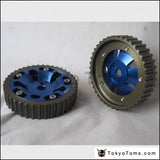 1Pair / Unit Tansky - Blox 2Pcs Aluminum Upgrade Engine Cam Gear Pulley For Mitsubishi 4G15/4G13 Cam Gears (Blue) - Tokyo Tom's