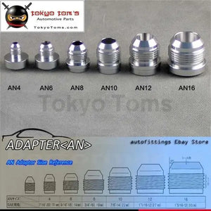 4Pcs An -10 AN10 Male Aluminium Adapter Weld Bung Nitrous Hose Fitting Tank Cell