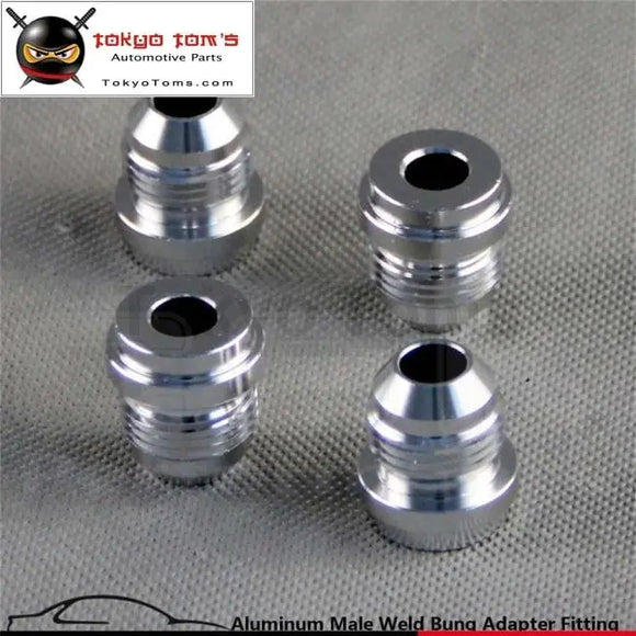 4Pcs An -8 An8 Male Aluminium Adapter Weld Bung Nitrous Hose Fitting Tank Cell