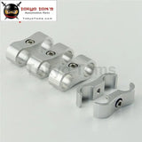 4Pcs An6 Braided Hose Separator Clamp Fitting Adapter Bracket 13.4mm 6An Sl