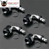 4Pcs Male 90 Degree M22*1.5 To An6 12mm Push On Hose End Union Adapter Fitting