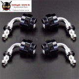 4Pcs Male 90 Degree M22*1.5 To An6 12mm Push On Hose End Union Adapter Fitting