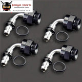 4Pcs Male 90 Degree M22*1.5 To An6 12mm Push On Hose End Union Adapter Fitting