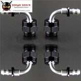 4Pcs Male 90 Degree M22*1.5 To An6 12mm Push On Hose End Union Adapter Fitting