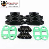 4Pcs Oil Drain Return Flange Adapter For T3 T4 Turbocharger AN10 M8 X1.25 Bolt