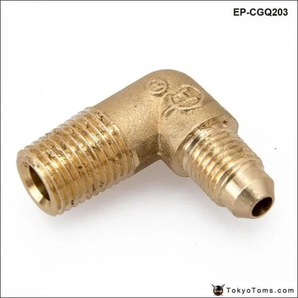 Brass Barb Fitting Male Elbow 90 Degree 1/4'' Npt* 1/4'' Hose Id - Tokyo Tom's