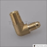 Brass Barb Fitting Male Elbow 90 Degree 1/4'' Npt* 1/4'' Hose Id - Tokyo Tom's