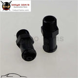 2Pcs Aluminum 3/4" Npt Male Straight To 1" Hose Barb Nipple An16 Fitting Black