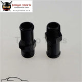 2Pcs Aluminum 3/4" Npt Male Straight To 1" Hose Barb Nipple An16 Fitting Black