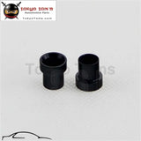 2Pcs 4An Aluminum Tube Sleeve Fittings Tube Size 1/4" Tube Sleeves -An4 Black