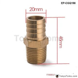 Straight 1/2" Npt Pipe To 3/4"Hose Barb Fitting Bare Coupler - Tokyo Tom's