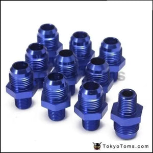 10PCS/LOT Straight Male Oil Cooler  Fuel Oil Hose Fitting Adapter AN8-1/4''NPT