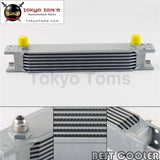 7 Row 8An Universal Engine Transmission Oil Cooler 3/4"Unf16 An-8 Silver